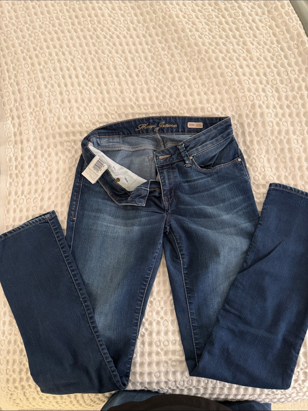 Mavi Women's Dark Blue Straight Leg Jeans